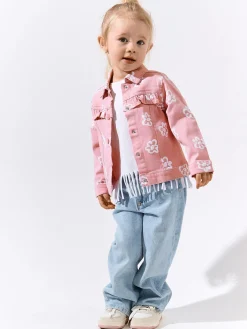 GATE Kurtka dżinsowa z nadrukiem|Dzieci Dziewczynki·Kurtki I Płaszcze