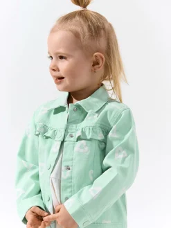 GATE Kurtka dżinsowa z nadrukiem|Dzieci Dziewczynki·Kurtki I Płaszcze