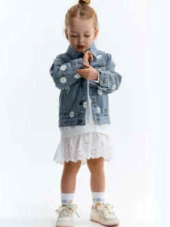 GATE Kurtka dżinsowa z nadrukiem|Dzieci Dziewczynki·Kurtki I Płaszcze