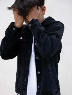 GATE Kurtka jeansowa z kapturem typu dres|Dzieci Chłopcy·Kurtki I Płaszcze