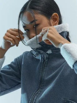 GATE Kurtka jeansowa z podszewką| Kurtki I Płaszcze·Kurtki Przejściowe