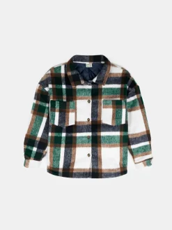 GATE Kurtka koszulowa w kratę|Dzieci Chłopcy·Kurtki I Płaszcze