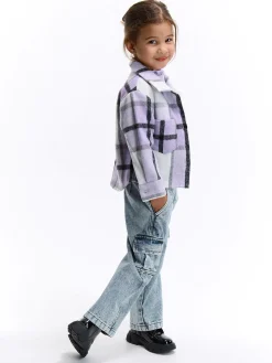 GATE Kurtka koszulowa w kratę|Dzieci Dziewczynki·Kurtki I Płaszcze