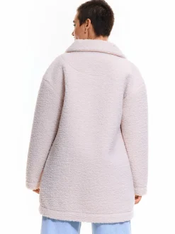 GATE Kurtka oversize z pluszowym wzorem| Kurtki I Płaszcze·Kurtki Przejściowe