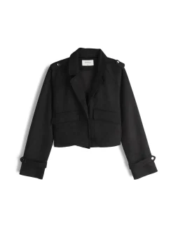 GATE Kurtka przejściowa wykonana z imitacji zamszu| Kurtki I Płaszcze·Kurtki Przejściowe