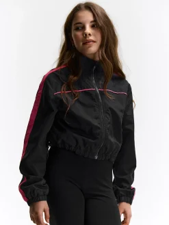 GATE Kurtka przejściowa z kontrastowym elementem|Dzieci Dziewczynki·Kurtki I Płaszcze