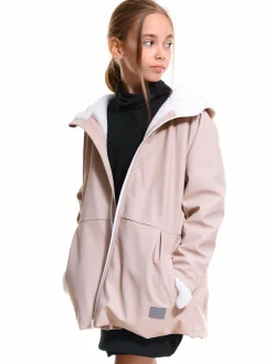 GATE Kurtka typu softshell ocieplona sztucznym futerkiem|Dzieci Dziewczynki·Kurtki I Płaszcze