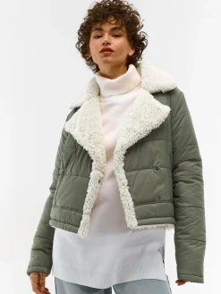 GATE Kurtka z podszewką ze sztucznego futra| Kurtki I Płaszcze·Kurtki Przejściowe|Kurtki I Płaszcze·Pikowana Kurtka