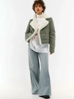 GATE Kurtka z podszewką ze sztucznego futra| Kurtki I Płaszcze·Kurtki Przejściowe|Kurtki I Płaszcze·Pikowana Kurtka