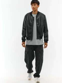 GATE Kurtka ze sztucznej skóry| Kurtki I Płaszcze·Kurtki Przejściowe