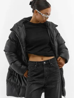 GATE Kurtka zimowa pikowana ze skóry ekologicznej| Kurtki I Płaszcze·Kurtki Zimowe|Kurtki I Płaszcze·Pikowana Kurtka