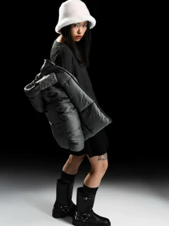 GATE Kurtka zimowa z kapturem| Kurtki I Płaszcze·Kurtki Zimowe|Kurtki I Płaszcze·Pikowana Kurtka