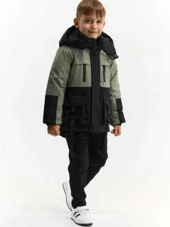 GATE Kurtka zimowa z kolorowymi blokami|Dzieci Chłopcy·Kurtki I Płaszcze