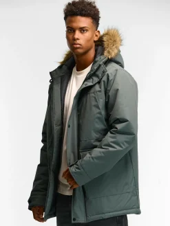 GATE Kurtka zimowa ze sztucznym futerkiem| Kurtki I Płaszcze·Kurtki Zimowe