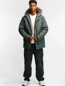 GATE Kurtka zimowa ze sztucznym futerkiem| Kurtki I Płaszcze·Kurtki Zimowe