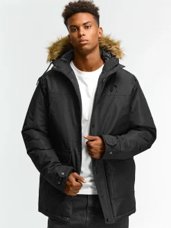 GATE Kurtka zimowa ze sztucznym futerkiem| Kurtki I Płaszcze·Kurtki Zimowe