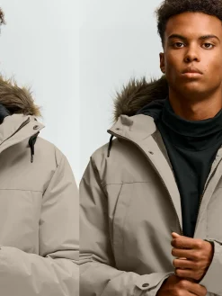 GATE Kurtka zimowa ze sztucznym futerkiem| Kurtki I Płaszcze·Kurtki Zimowe