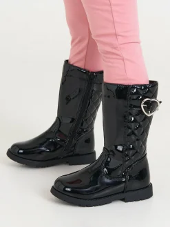 GATE Lakierowane botki z zamkiem|Dzieci Dziewczynki·Buty