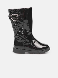 GATE Lakierowane botki z zamkiem|Dzieci Dziewczynki·Buty