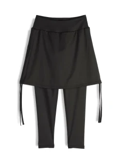 GATE Legginsy 3/4 ze spódnicą| Spodnie·Legginsy