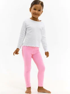 GATE Legginsy bawełniane|Dzieci Dziewczynki·Spodnie I Legginsy