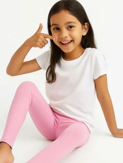 GATE Legginsy bawełniane|Dzieci Dziewczynki·Spodnie I Legginsy