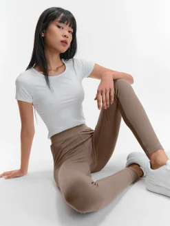 GATE Legginsy bawełniane| Spodnie·Legginsy