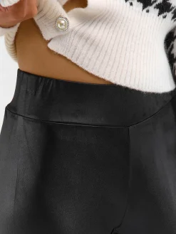 GATE Legginsy skórzane| Spodnie·Legginsy