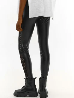 GATE Legginsy skórzane| Spodnie·Legginsy