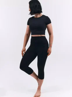 GATE Legginsy sportowe 3/4| Spodnie·Legginsy