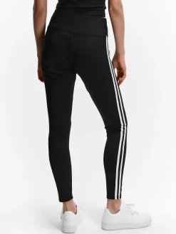 GATE Legginsy sportowe z paskiem po boku| Spodnie·Legginsy