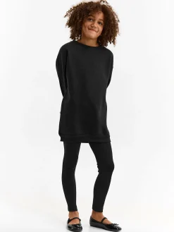 GATE Legginsy w prążkowane wzory z bawełny|Dzieci Dziewczynki·Spodnie I Legginsy