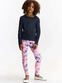 GATE Legginsy w prążkowane wzory z bawełny|Dzieci Dziewczynki·Ostatnie Sztuki Ubrania Dla Dziewczynek|Dziewczynki·Spodnie I Legginsy