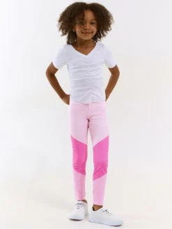 GATE Legginsy w sportowym stylu z blokami kolorów|Dzieci Dziewczynki·Spodnie I Legginsy