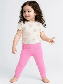 GATE Legginsy z żebrowanej dzianiny|Dzieci Dziewczynki·Spodnie I Legginsy