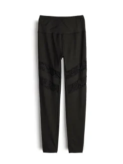 GATE Legginsy z koronką| Spodnie·Legginsy