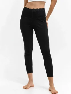 GATE Legginsy z koronką| Spodnie·Legginsy