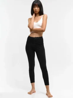 GATE Legginsy z koronką| Spodnie·Legginsy