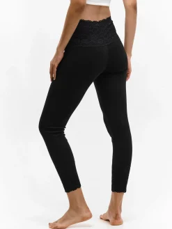 GATE Legginsy z koronką| Spodnie·Legginsy