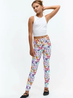 GATE Legginsy z nadrukiem|Dzieci Dziewczynki·Spodnie I Legginsy