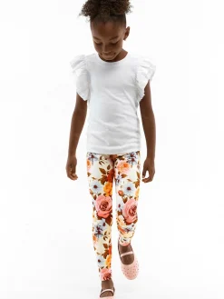 GATE Legginsy z nadrukiem|Dzieci Dziewczynki·Spodnie I Legginsy