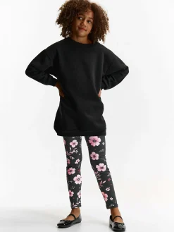 GATE Legginsy z nadrukiem|Dzieci Dziewczynki·Spodnie I Legginsy