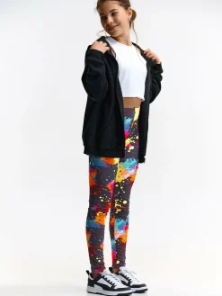 GATE Legginsy z nadrukiem|Dzieci Dziewczynki·Spodnie I Legginsy