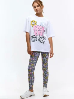 GATE Legginsy z nadrukiem|Dzieci Dziewczynki·Spodnie I Legginsy