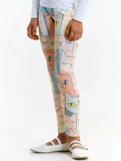 GATE Legginsy z nadrukiem|Dzieci Dziewczynki·Spodnie I Legginsy