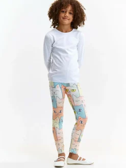 GATE Legginsy z nadrukiem|Dzieci Dziewczynki·Spodnie I Legginsy