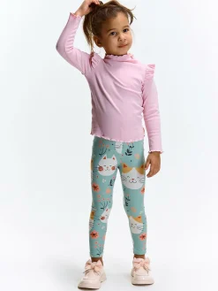 GATE Legginsy z nadrukiem|Dzieci Dziewczynki·Spodnie I Legginsy