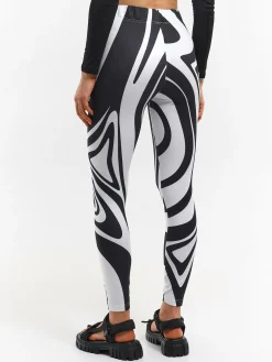 GATE Legginsy z nadrukiem| Spodnie·Legginsy