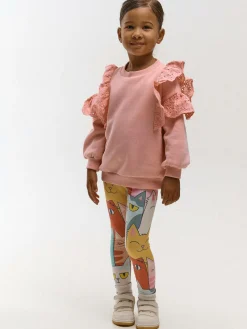 GATE Legginsy z nadrukiem|Dzieci Dziewczynki·Spodnie I Legginsy