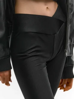 GATE Legginsy z paskiem w kształcie litery V| Spodnie·Legginsy